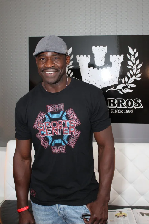 Michael Irvin casual appearance SportsCenter shirt