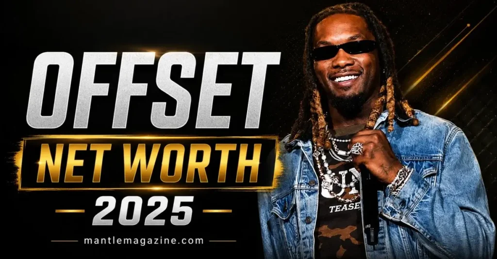 Offset net worth 2025 featured graphic the Migos rapper holding a microphone