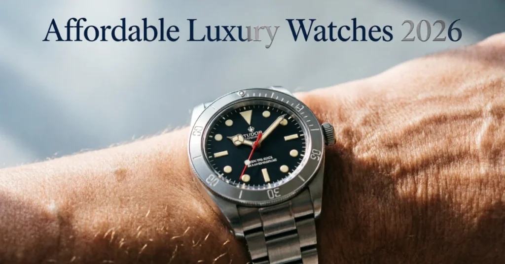 Tudor Black Bay automatic dive watch on wrist