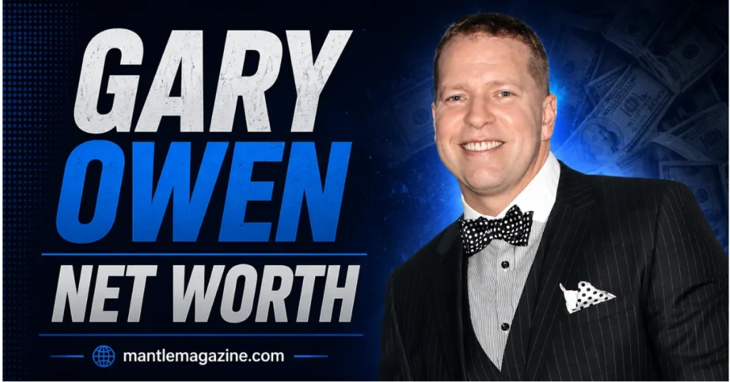 Gary Owen in pinstripe suit and bow tie, crossover comedian with estimated $6-10 million net worth