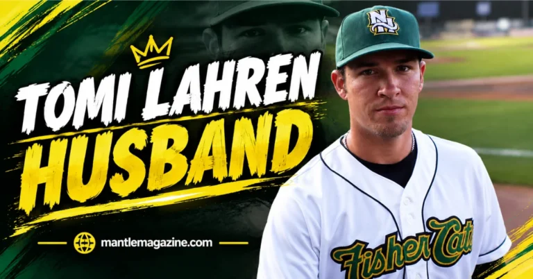 Tomi Lahren and husband JP Arencibia together in a wedding-style photo with greenery background