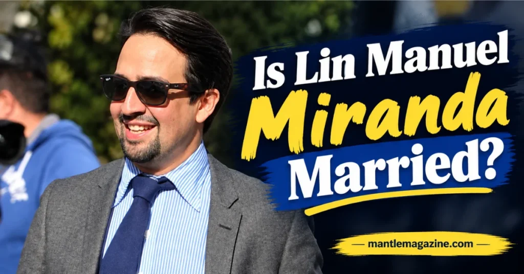 Lin-Manuel Miranda in a gray blazer — is he married featured graphic