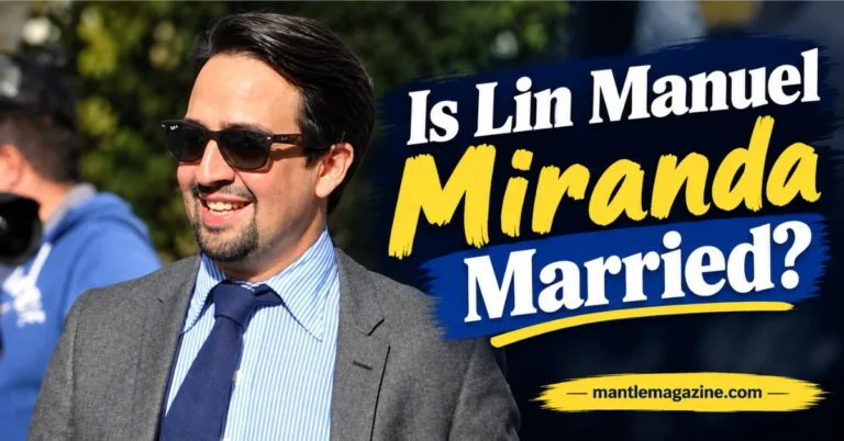 Lin-Manuel Miranda in a gray blazer — is he married featured graphic