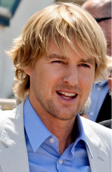 Close-up of Owen Wilson's face and his signature twice-broken nose