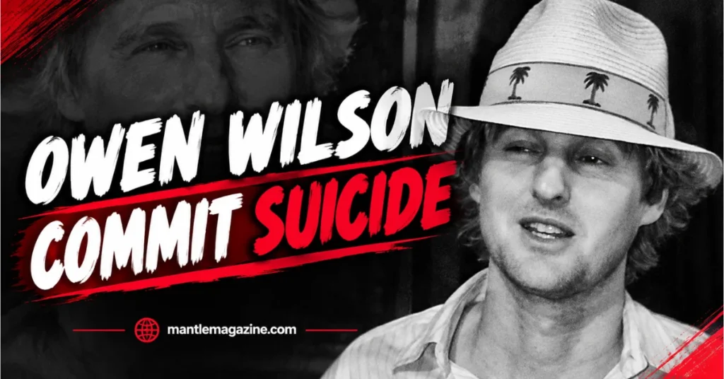 Black-and-white Owen Wilson graphic — 2007 suicide attempt record
