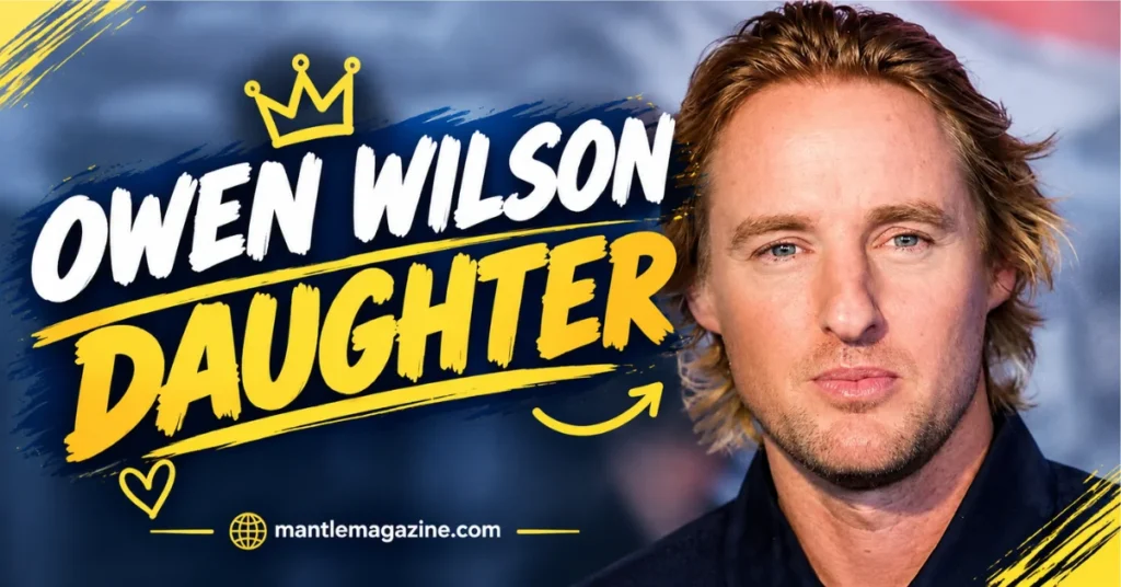 Owen Wilson featured graphic about his daughter Lyla Aranya Wilson