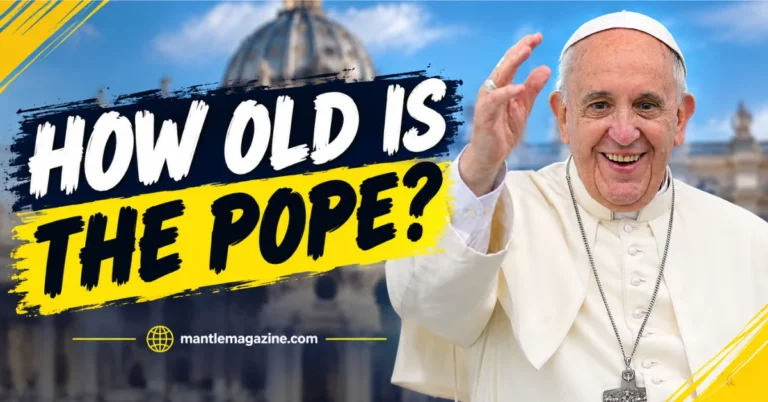 Pope Francis waving in white cassock in front of St. Peter's Basilica, Vatican City