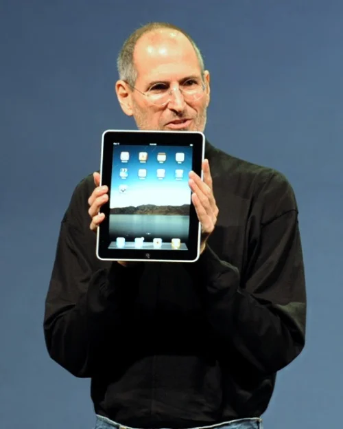 Steve Jobs unveiling iPad in 2010, Apple co-founder with $10-11 billion fortune