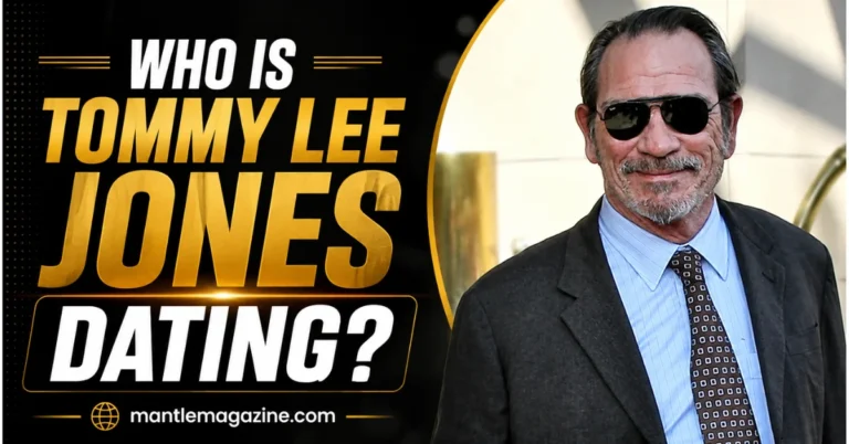 Tommy Lee Jones in sunglasses and a gray suit — Who is Tommy Lee Jones dating?
