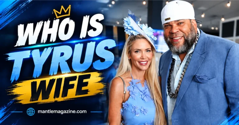 Tyrus and his wife Ingrid Rinck at their January 2024 wedding, showing the couple's decade-long relationship formalized in marriage